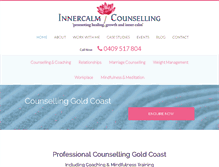 Tablet Screenshot of innercalminc.com.au